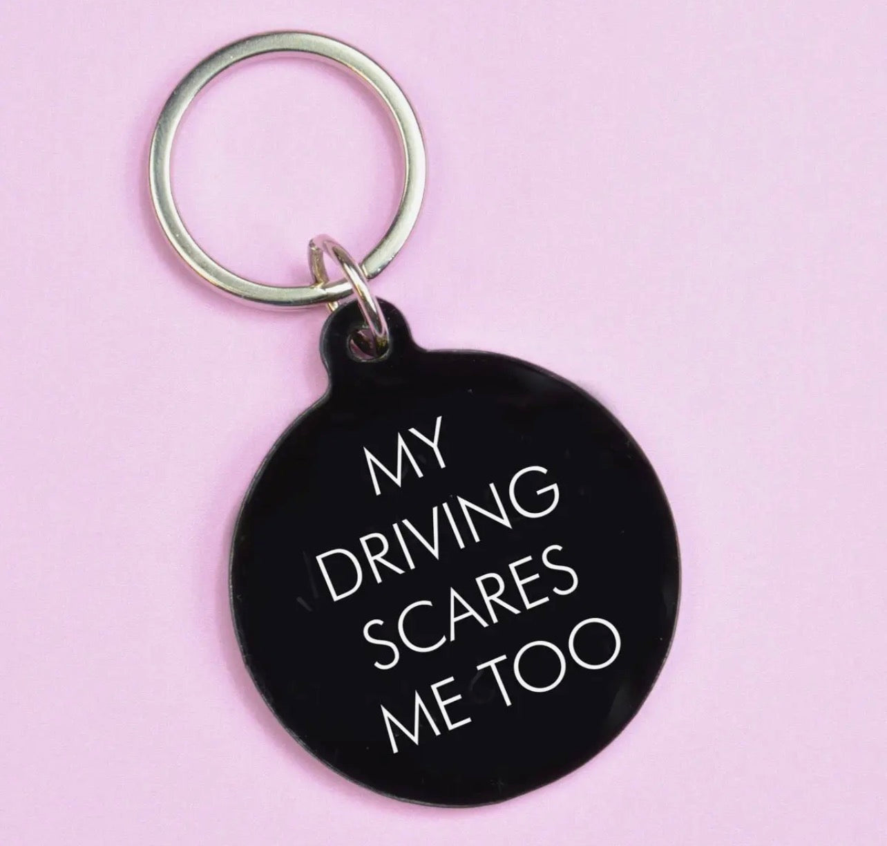 My driving scares me too keytag