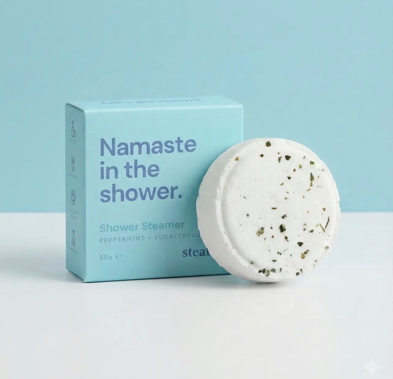 Namaste in the shower