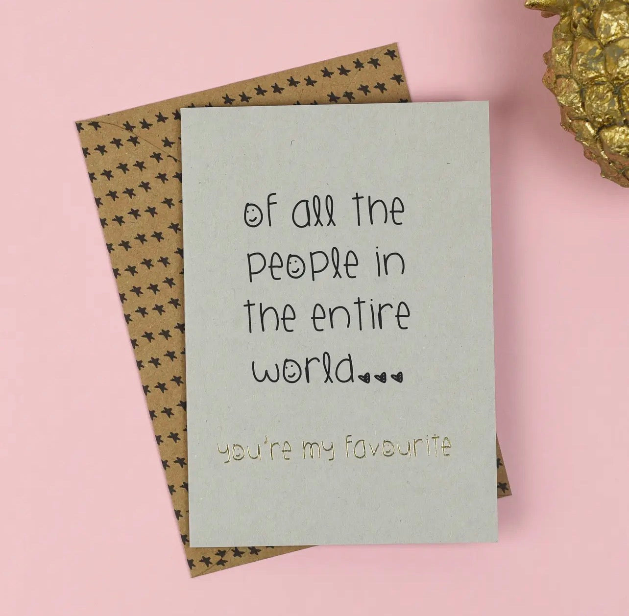 Of all the people in the entire world