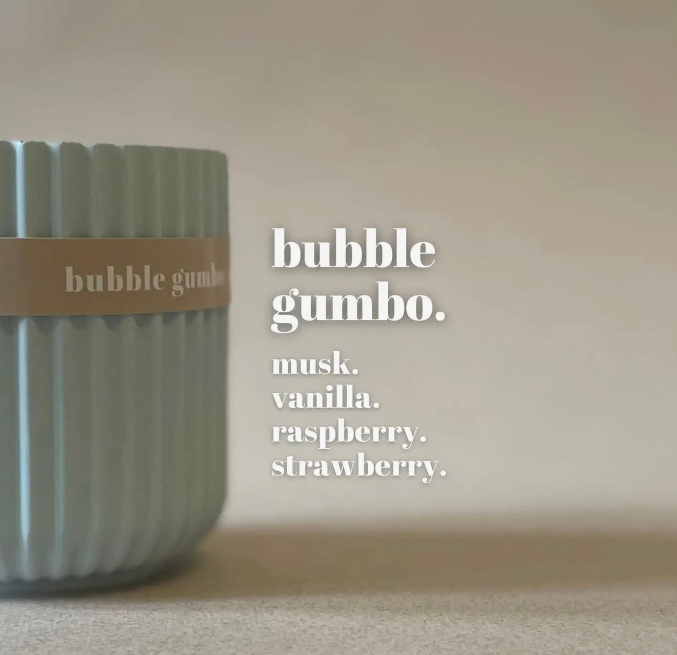 Bubble Gumbo Soy Candle