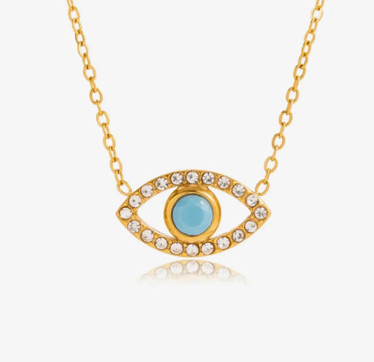 Evil Eye Turquise pendant Neckalce
