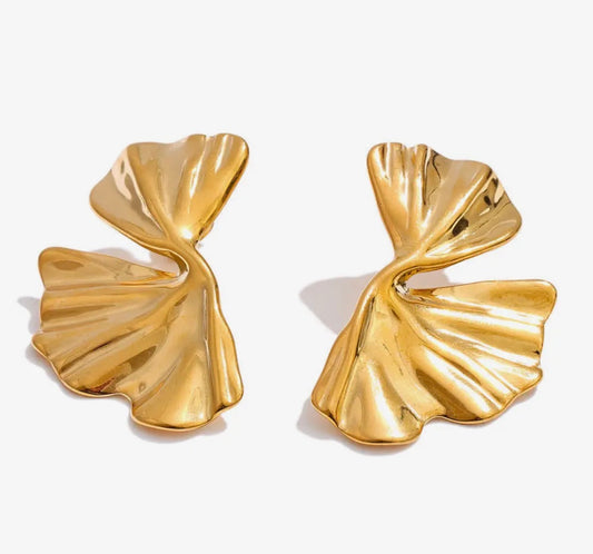 Ginkgo Leaf earrings