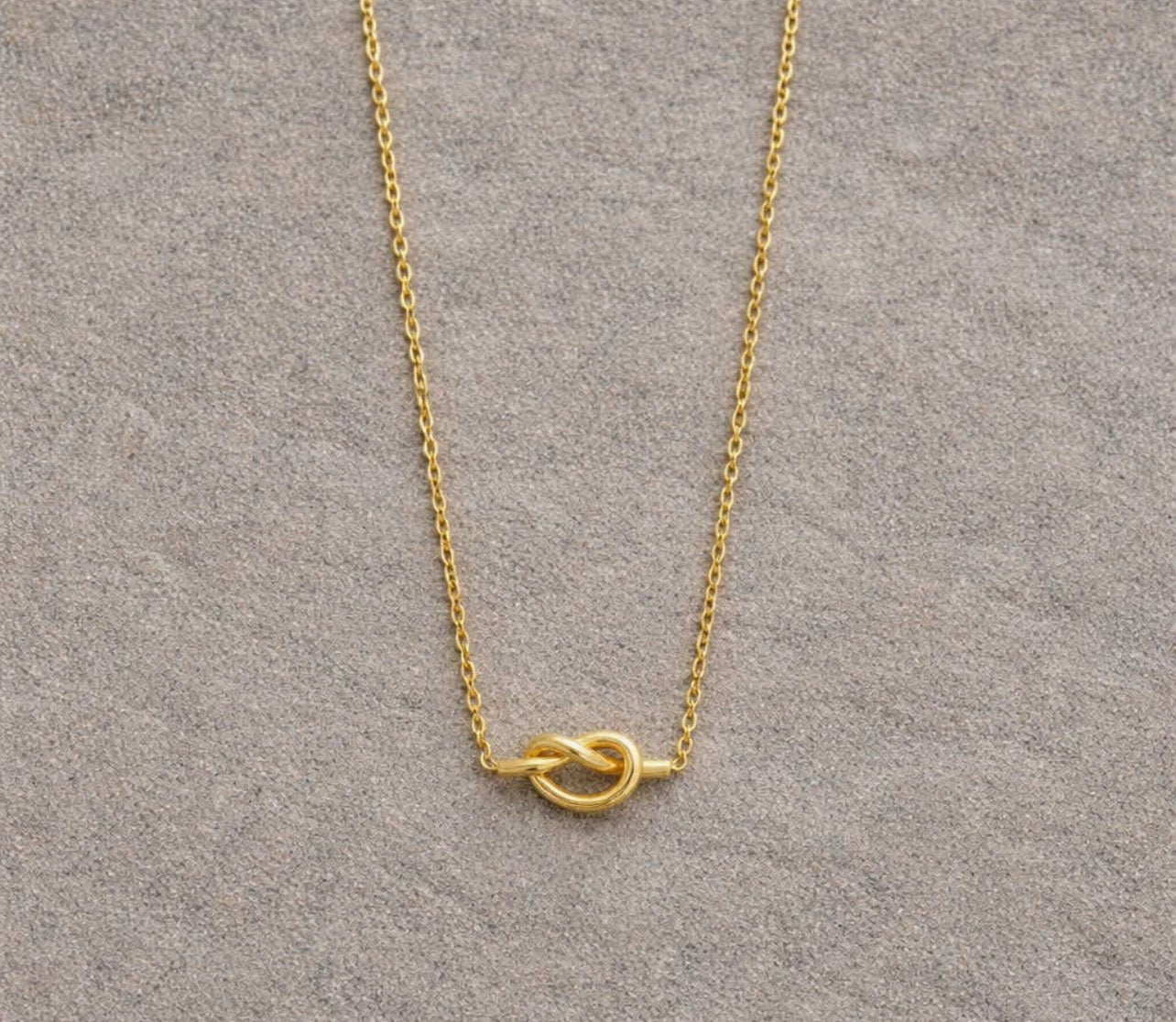 Tarnish Resistant Knot Necklace