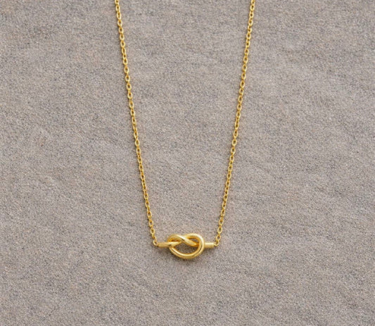 Tarnish Resistant Knot Necklace