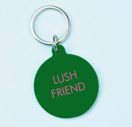 'Lush Friend' keytag