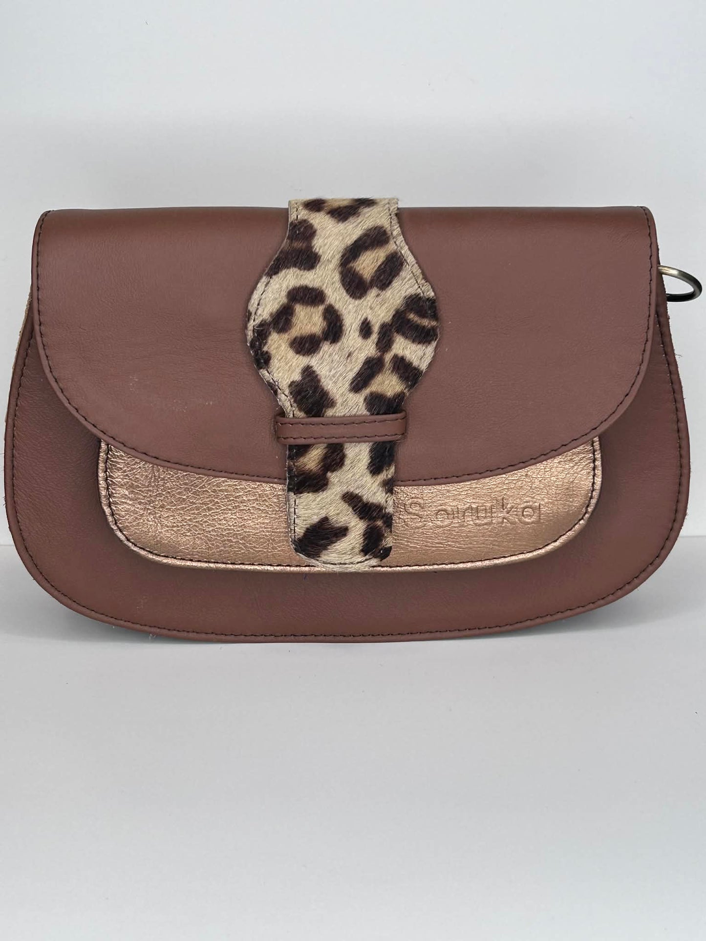 Violet - Brown Leather