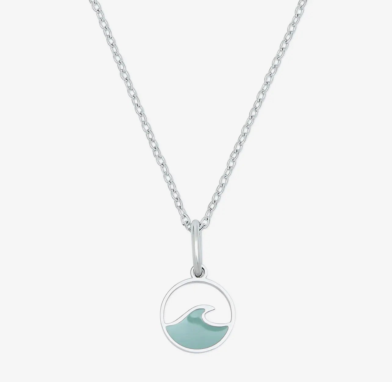 Wave Charm Necklace