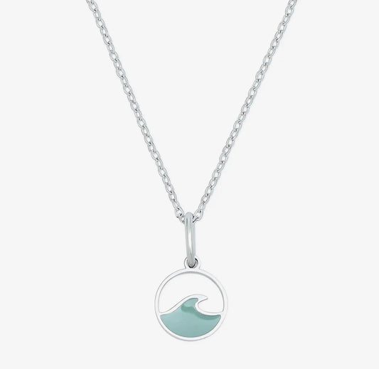 Wave Charm Necklace